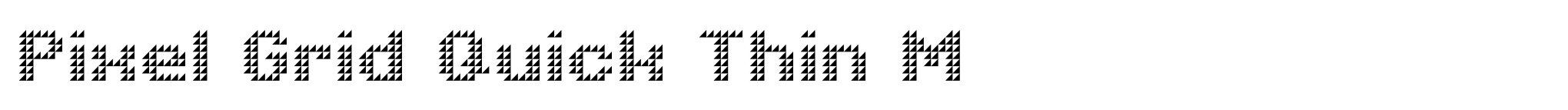 Pixel Grid Quick Thin M image